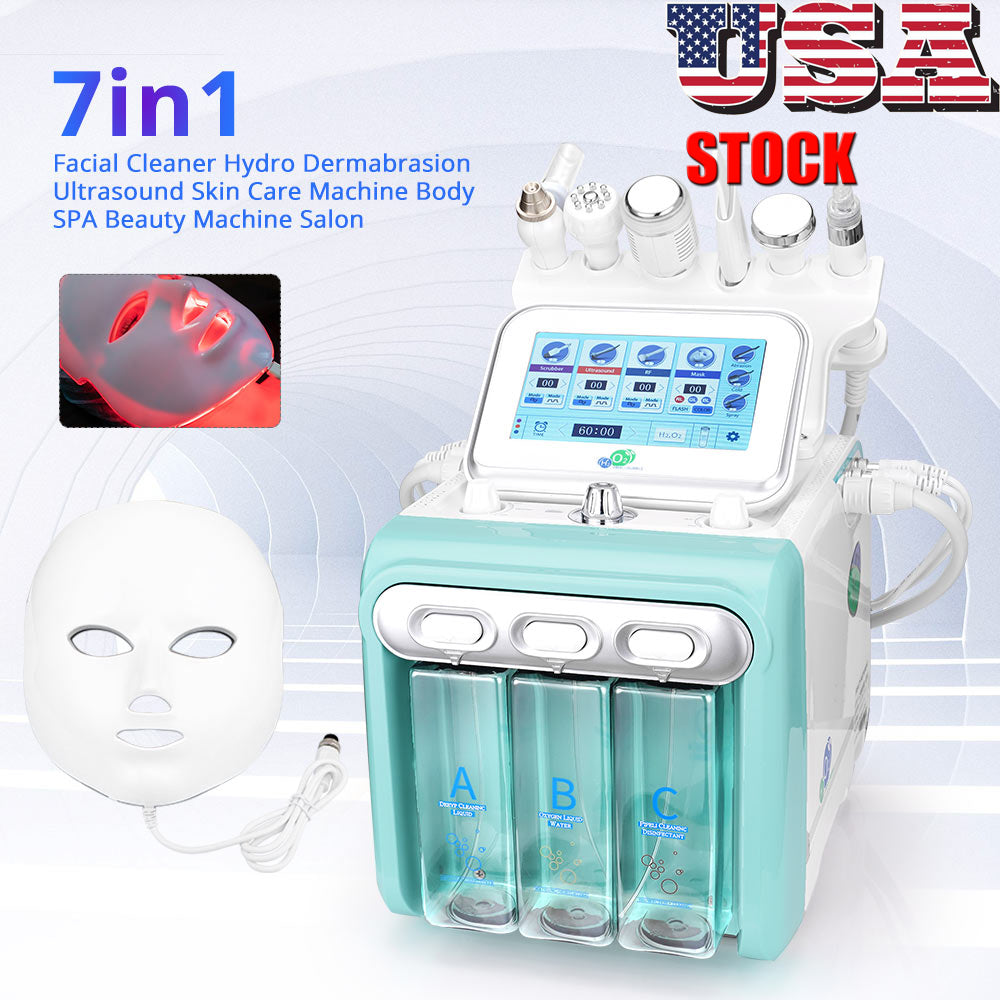 7in1 Hydra Water Facial Peeling Hydro Dermabrasion Beauty Machine Spa - Suerbeaty