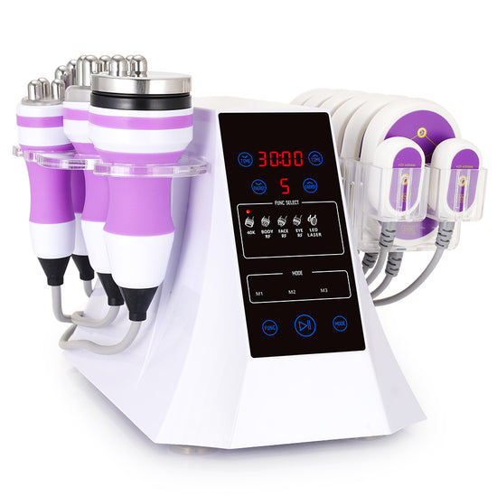 Load image into Gallery viewer, 5 IN 1 40k Fat Cavitation Liposuction Machine RF Weight Loss Lipo Laser Slimming - Suerbeaty
