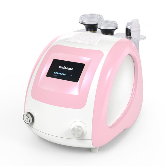 Load image into Gallery viewer, Pink 3in1 Vacuum Radio Frequency Photon Massage Machine Body Face RF Slimming - Suerbeaty
