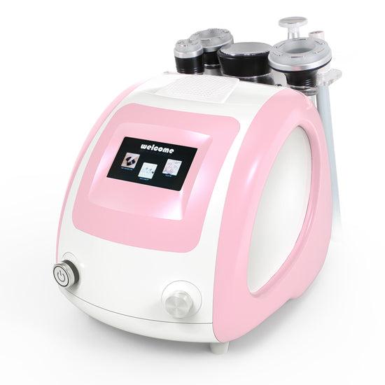 Pink New Unoisetion Cavitation Machine Radio Frequency Vacuum Body Shaping Spa - Suerbeaty