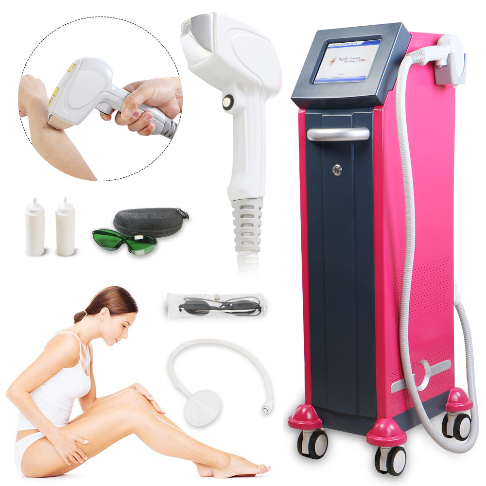 Standing 808nm Dioded Laser Painless Permanent Hair Removal Salon Beauty Machine - Suerbeaty