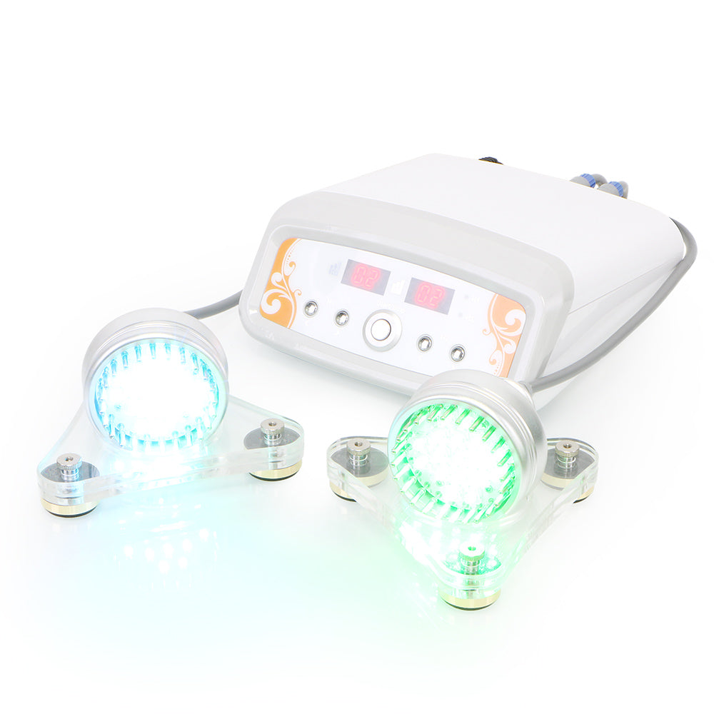 Portable Two Handles Photon LED Skin Rejuvenation Photon Micro Current ...