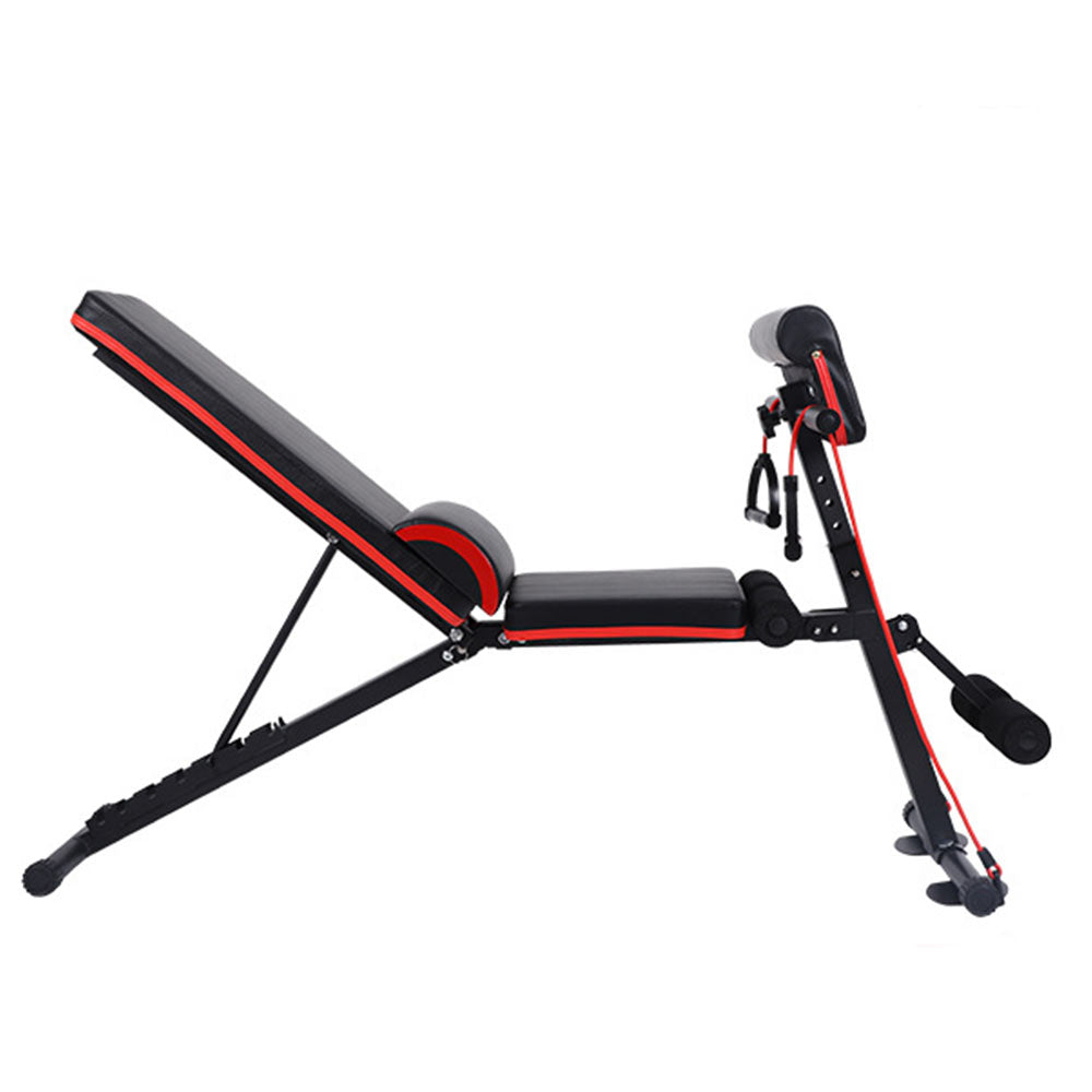 Roman Chair Weight Bench Incline Decline Foldable Full Body Workout Ch ...