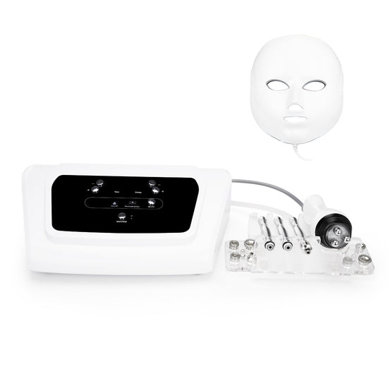 Load image into Gallery viewer, 3 In 1 Microdermabrasion Photon LED Therapy Facial Mask RF Facial Beauty Machine - Suerbeaty
