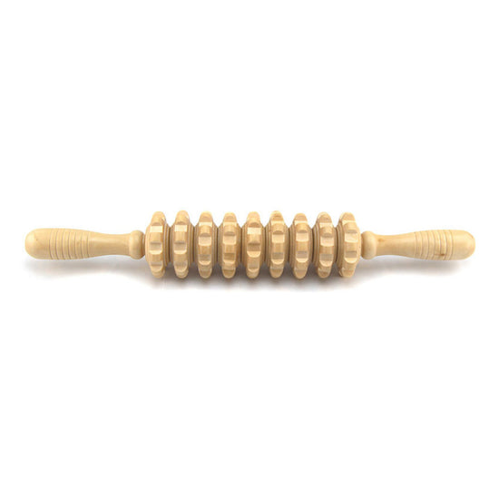 Load image into Gallery viewer, Wooden Roller Body Massager Wheels Fat Loss Tools - Suerbeaty
