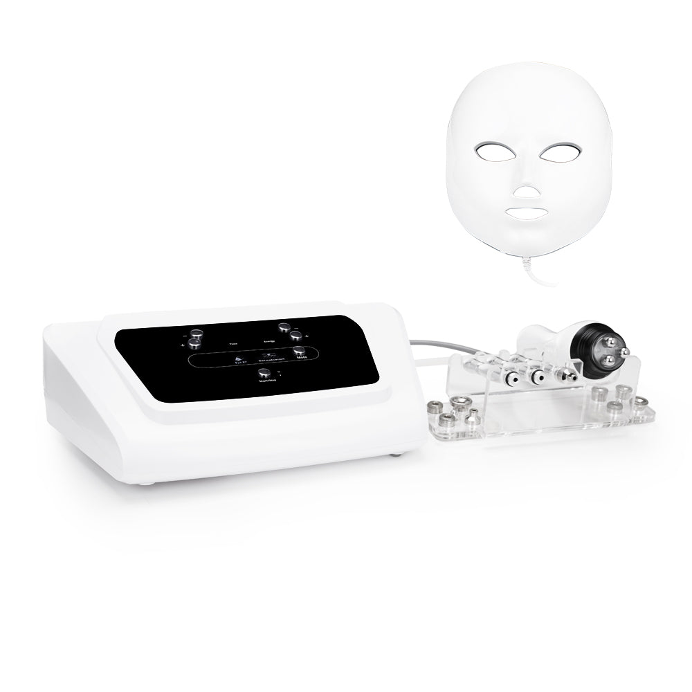 Load image into Gallery viewer, 3 In 1 Microdermabrasion Photon LED Therapy Facial Mask RF Facial Beauty Machine - Suerbeaty
