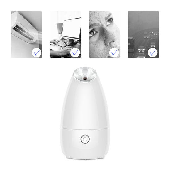 Load image into Gallery viewer, Facial Steamer Nano Ionic Hot Mist Face Steamer Home Sauna SPA Face Humidifier - Suerbeaty
