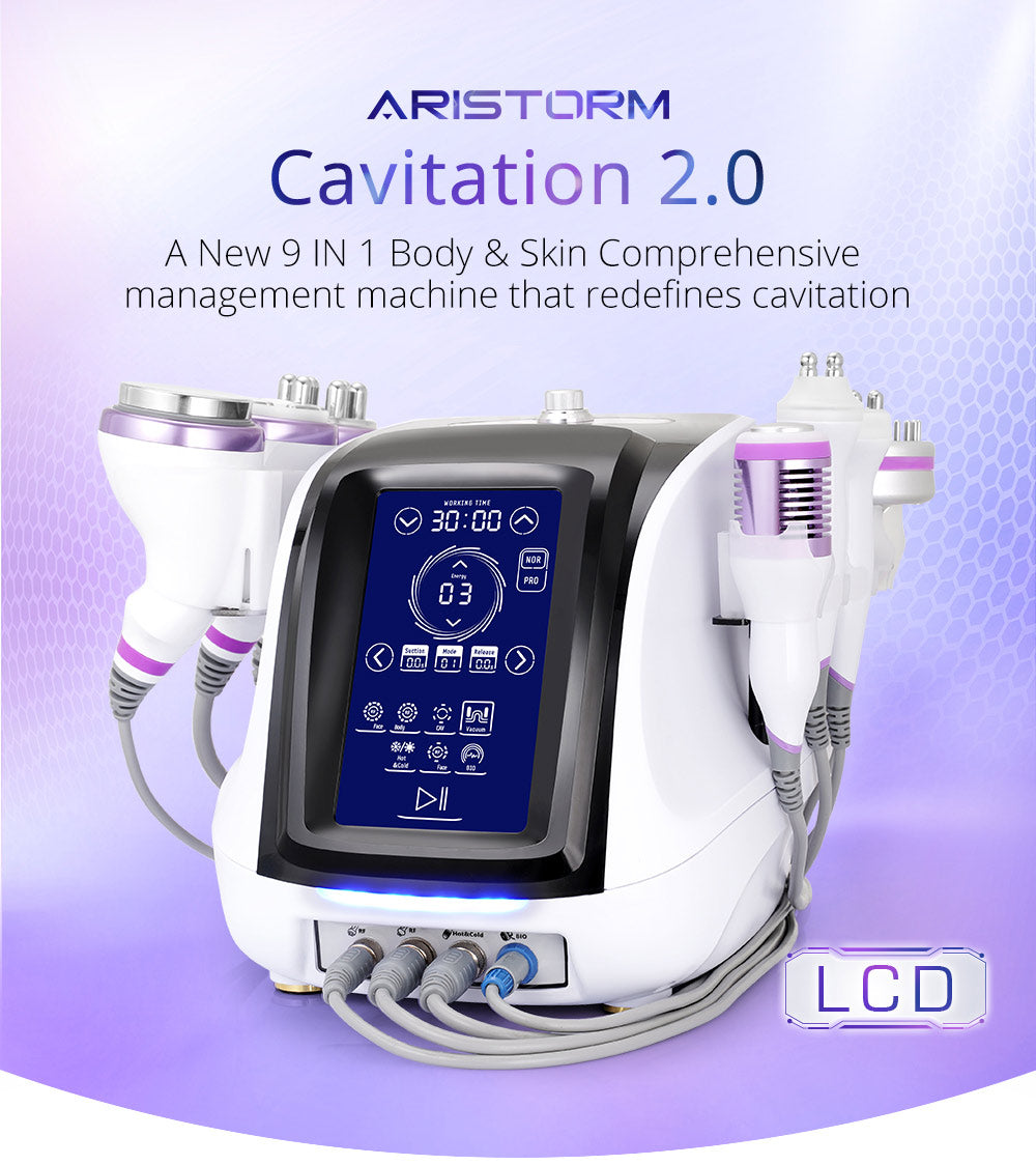 Load image into Gallery viewer, New Ultrasonic 8 In 1 40K Cavitation Body Sculpting Facial Lifting Tightening Spa Machine - Suerbeaty
