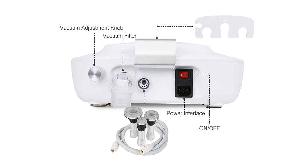 3in1 Vacuum RF LMS Handle with Photon Skin Tightening Spa Body Cellulite Removal Slimming Machine - Suerbeaty