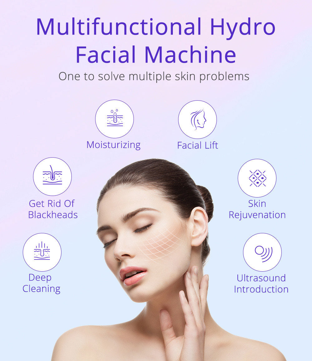 6In1 Hydro Facial Skin Care Equipement Facial Tigthening Beauty Machine - Suerbeaty