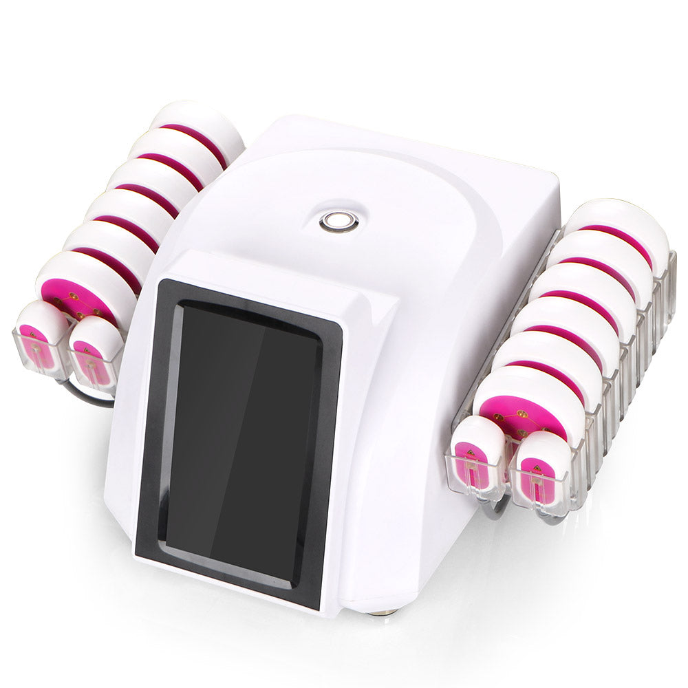5mw LED Laser Cellulite Removal Weight Loss Machine With 12 Big 4 Small Paddles - Suerbeaty