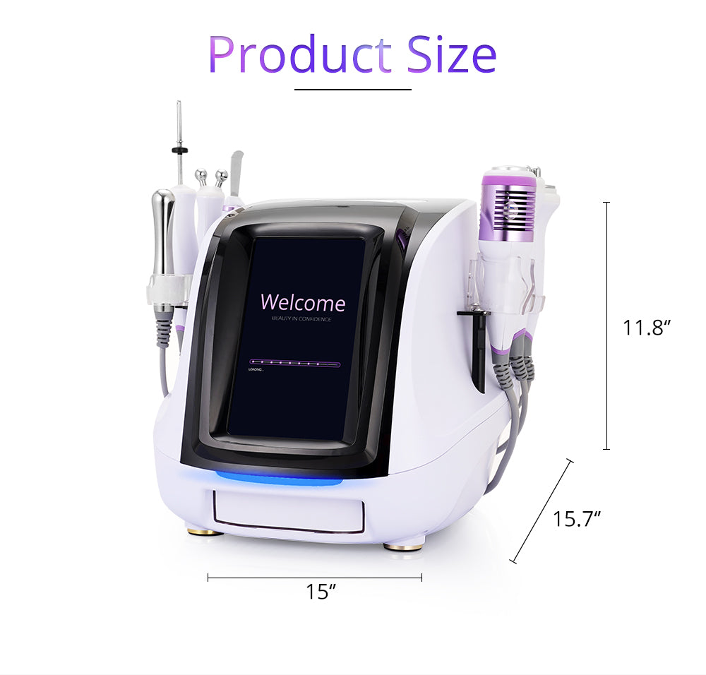 Load image into Gallery viewer, 7In1 3D Radio Frequency Skin Tightening BIO Hot&amp;amp;Cold Hammer Skin Care Skin Scrubber Machine - Suerbeaty

