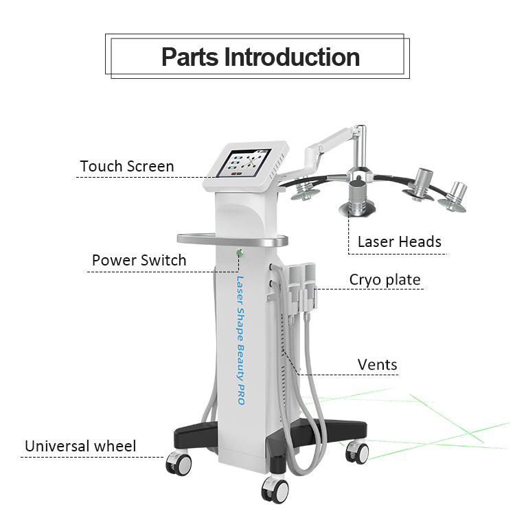 Load image into Gallery viewer, 532nm/ 635nm Non Invasive 6D Laser Cool Fat Freezing EMS Microcurrent Shaping Sculpting Machine Fat Loss - Suerbeaty
