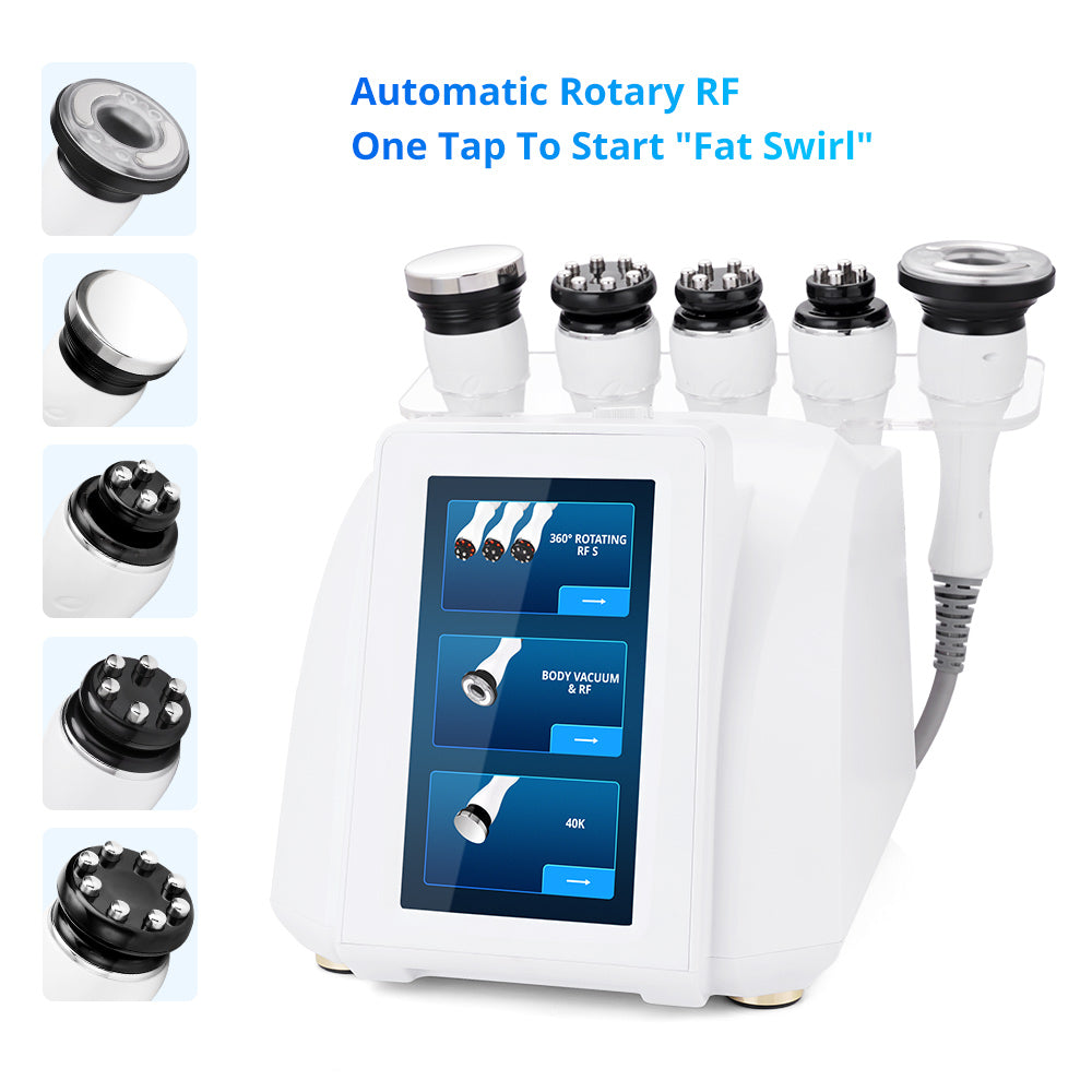 New 360° Automatic Rotary RF Ultrasonic Cavitation Vacuum Body Contouring Machine - Suerbeaty