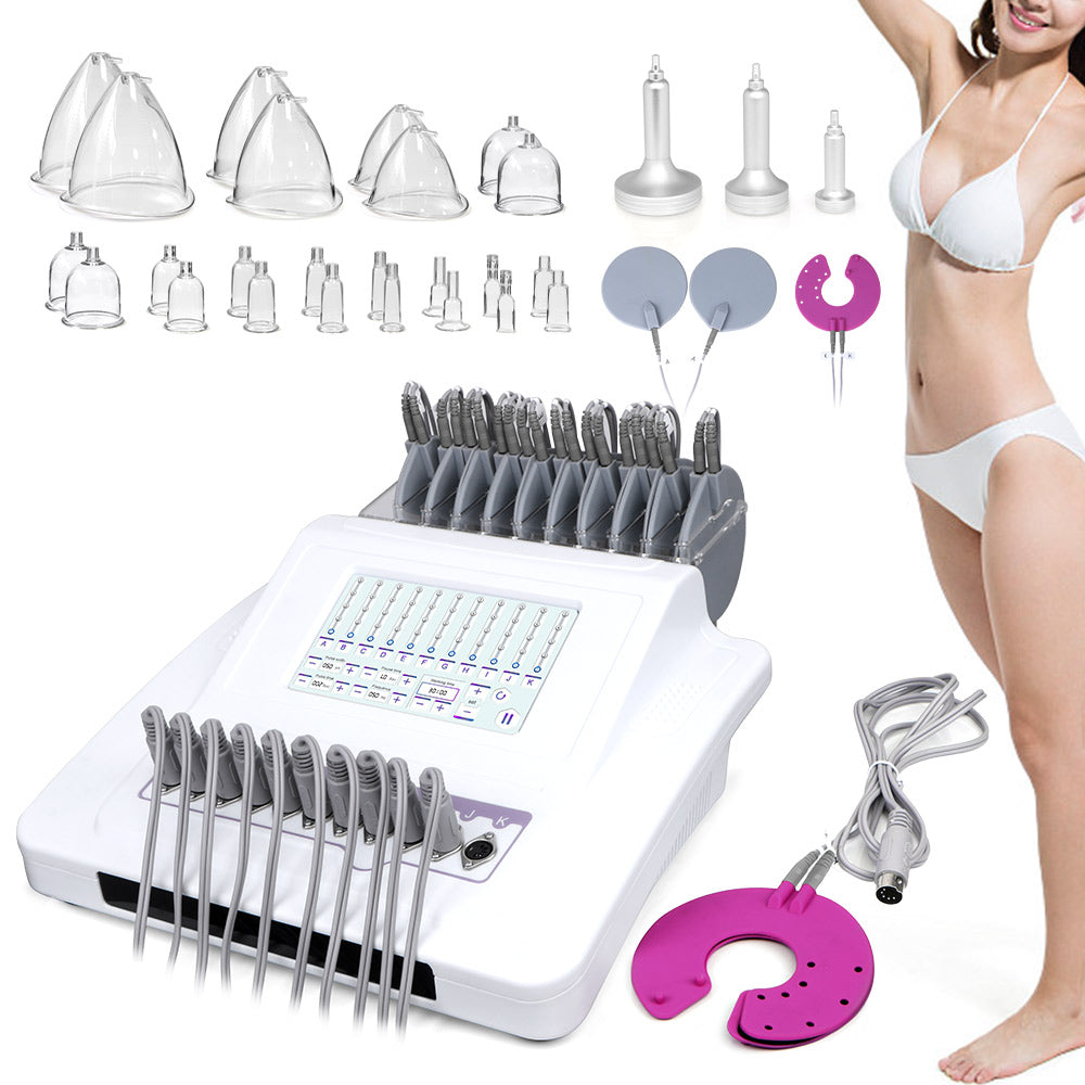 Digital Frequency Conversion Microcurrent Muscle Stimulation Breast Body Massage Machine - Suerbeaty