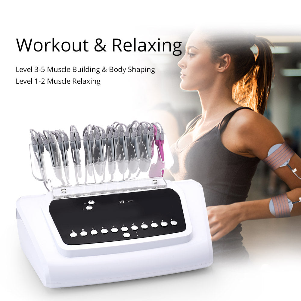 New 2in1 Bio Microcurrent Body Shaper Tighten Electrode Stimulation Bo ...