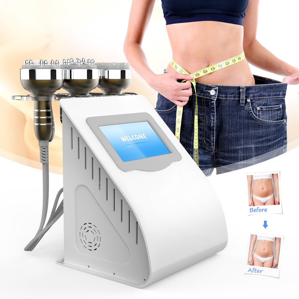 Load image into Gallery viewer, 5 IN 1 40k Cavitation Machine RF Slimming Weight Loss Deive Vacuum Breast Enlarge Equipment - Suerbeaty
