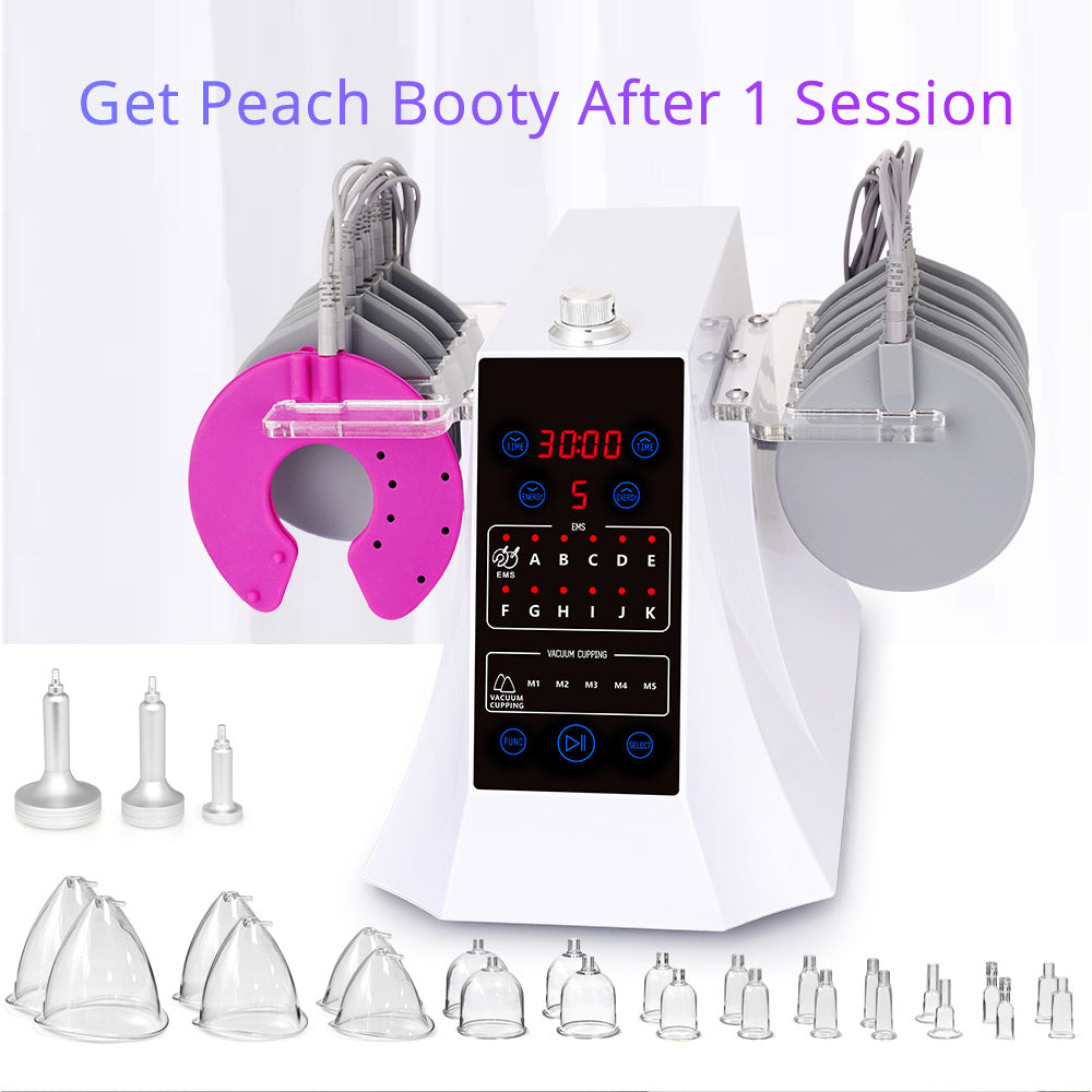 New Coming Microcurrent Cupping Lifting Muscle Stimulation Body Massage Butt Lift Machine - Suerbeaty