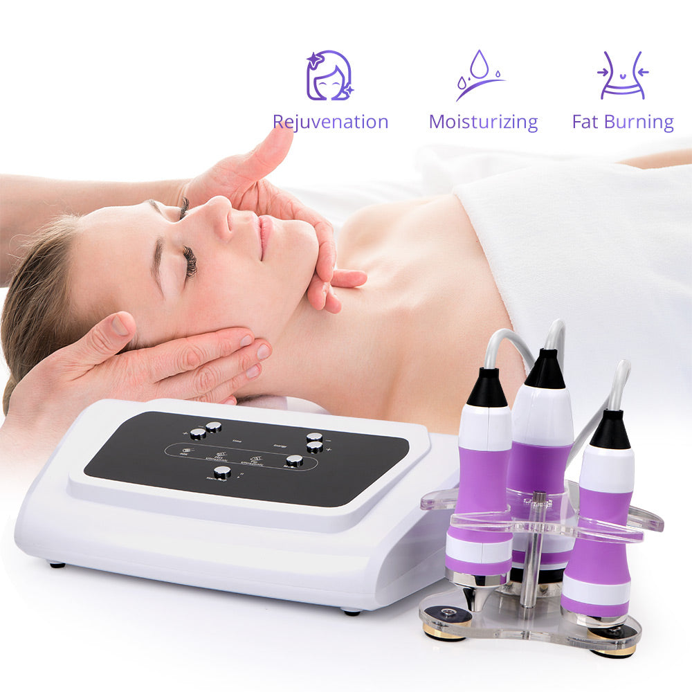 Ultrasound Cavitation Facial Body Skin Massager Therapy Beauty Machine With Free Cream - Suerbeaty