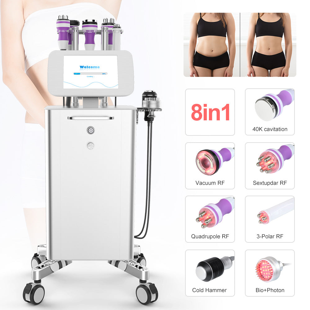 Load image into Gallery viewer, 40K Unoisetion Cavitation2.0 Radio Frequency Vacuum Cold Photon Slimming Machine - Suerbeaty

