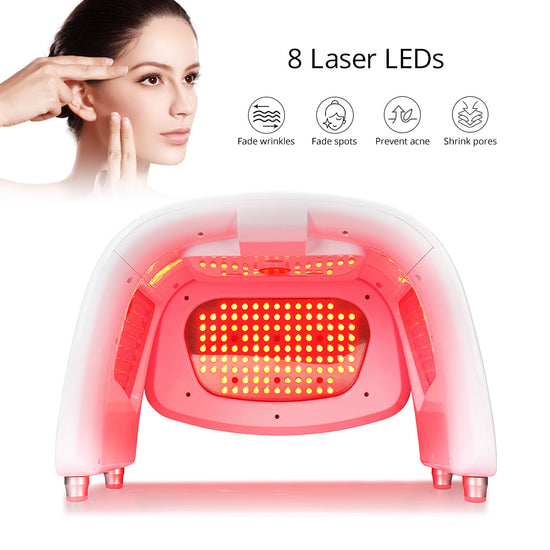 Load image into Gallery viewer, Foldable 7 Colors LED PDT Photon Lamp Phototherapy Ion Therapy ION Laser Facial - Suerbeaty
