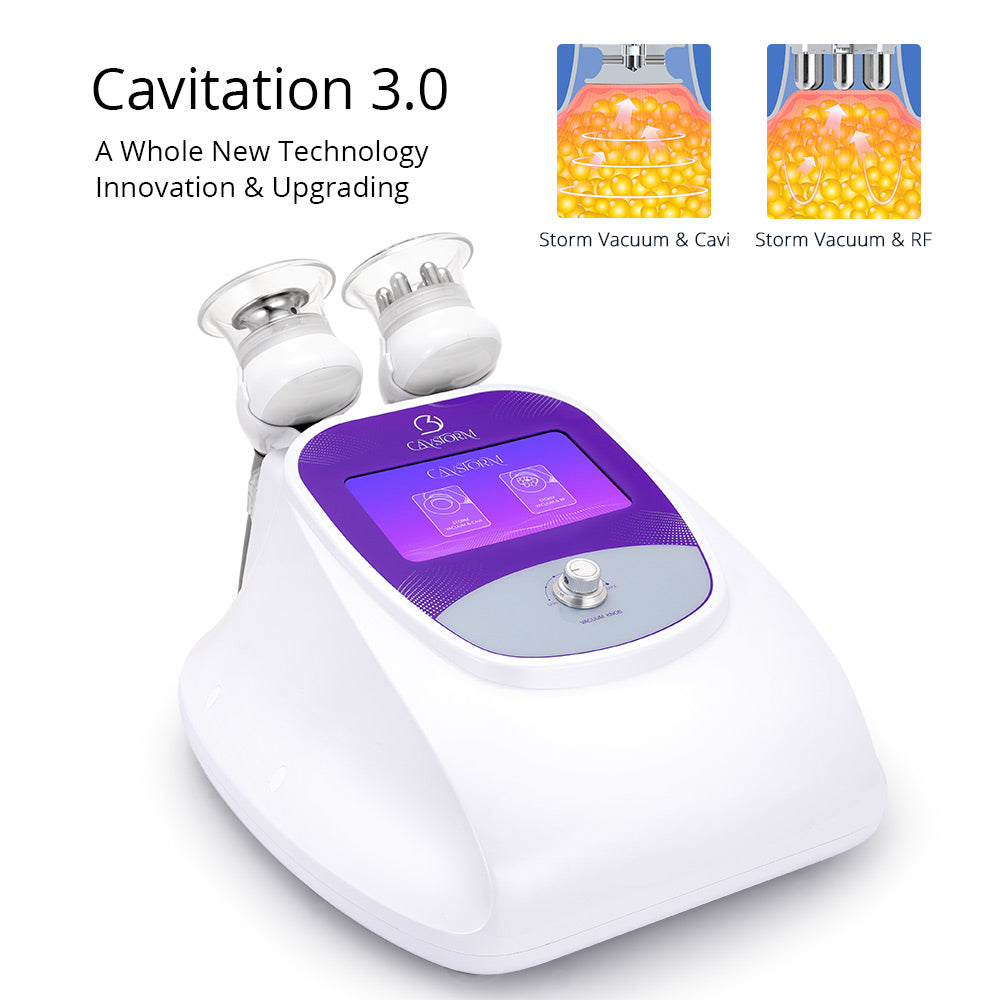 CaVstorm Cavitation 3.0 Fat Loss 40K Slim RF Photon LED Vacuum Skin Care Machine - Suerbeaty