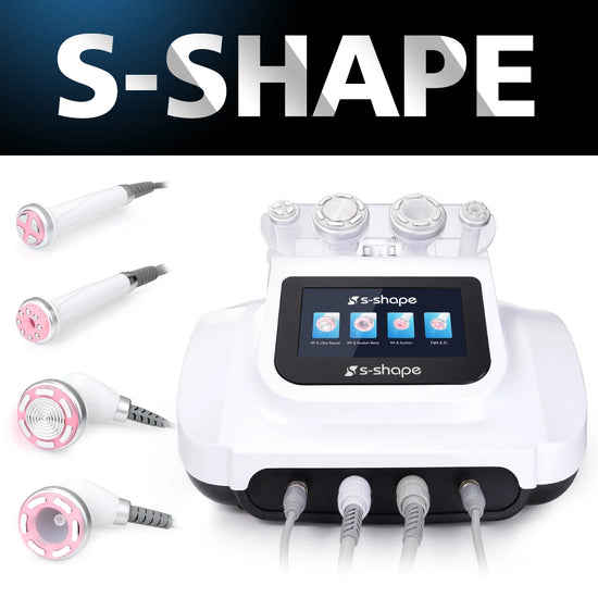 S-Shape Ultrasonic Cavitation Vacuum Slimming EMS Machine